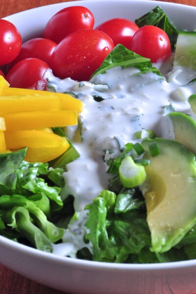 Recipe for Creamy Feta Cheese Salad Dressing on The Creekside Cook