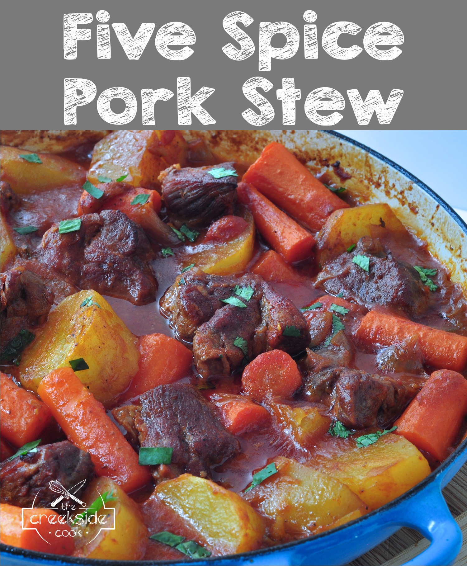 Recipe for Five Spice Pork Stew on The Creekside Cook