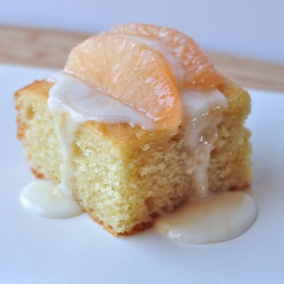 Recipe for Grapefruit Tea Cake on The Creekside Cook