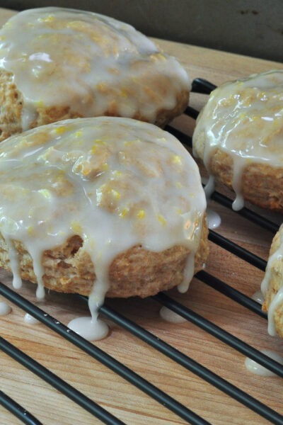 glazed lemon ginger sones