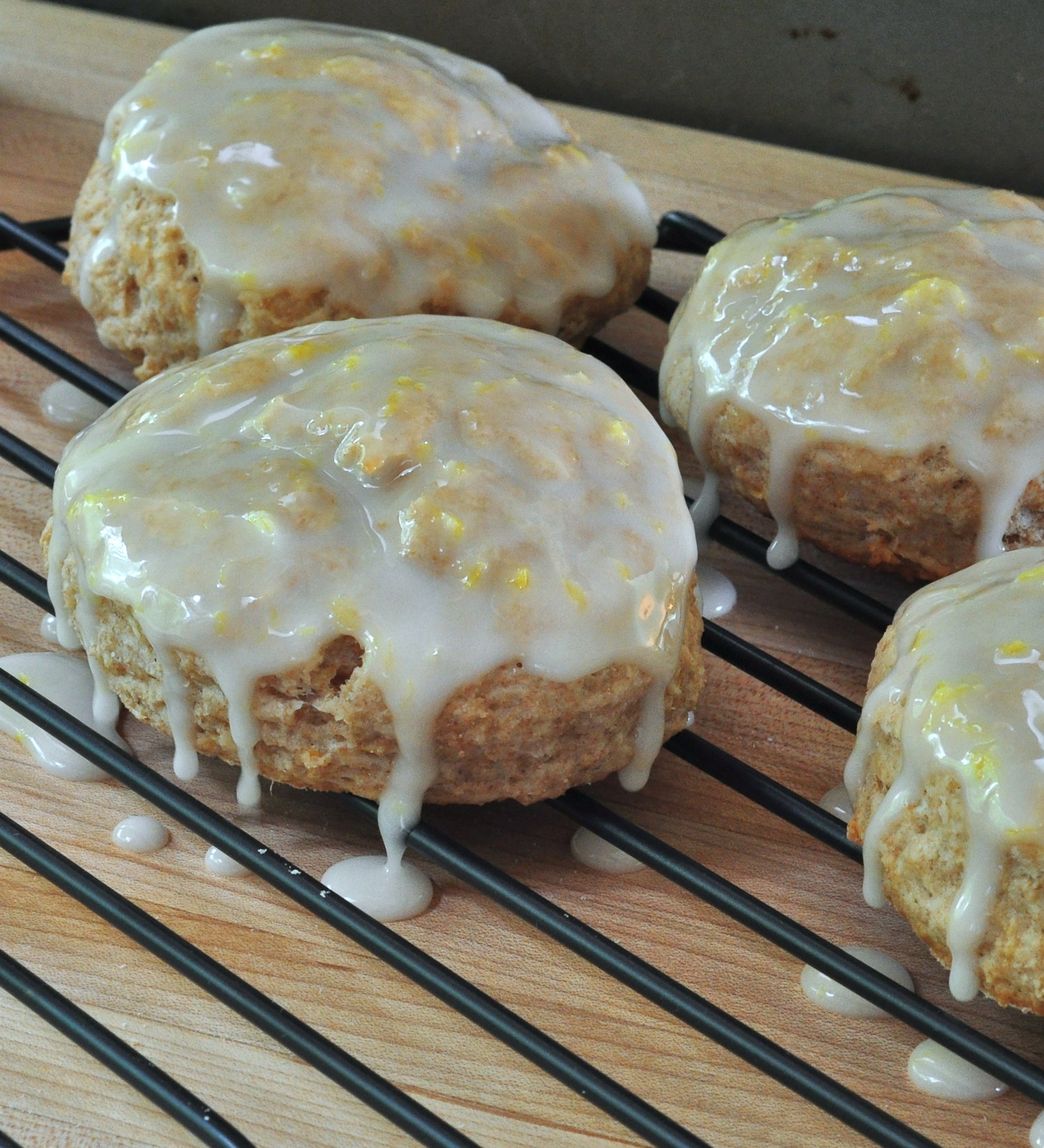 glazed lemon ginger sones