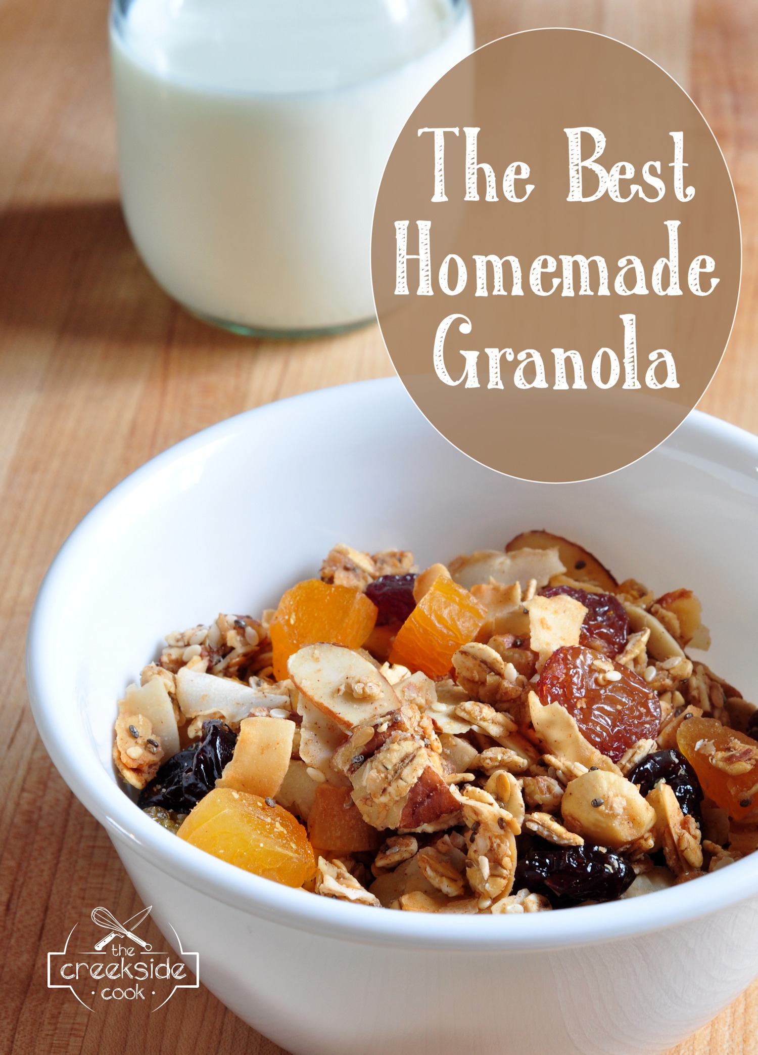 Recipe The Best Homemade Granola on The Creekside Cook