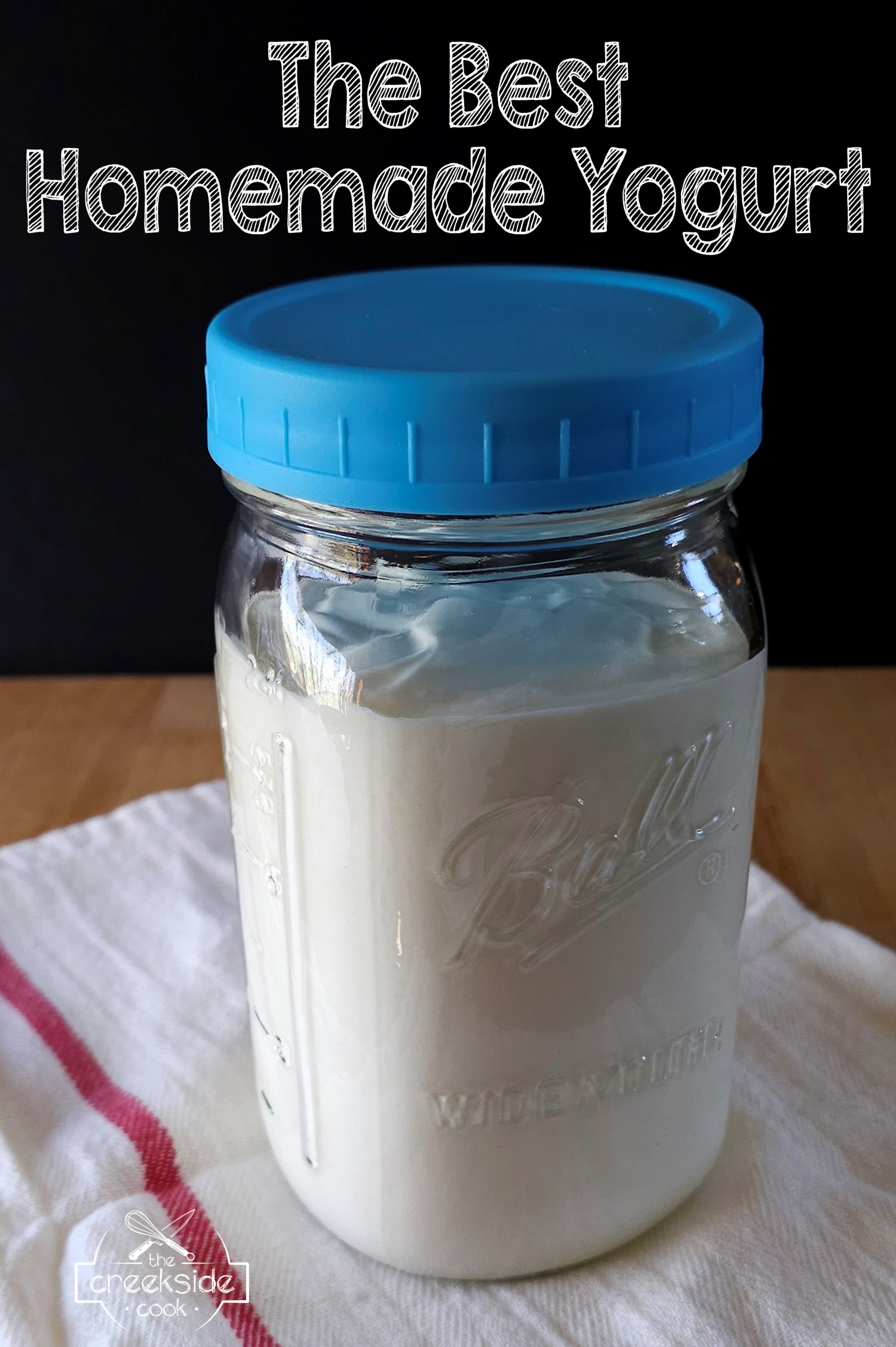 Recipe for Homemade Yogurt on The Creekside Cook