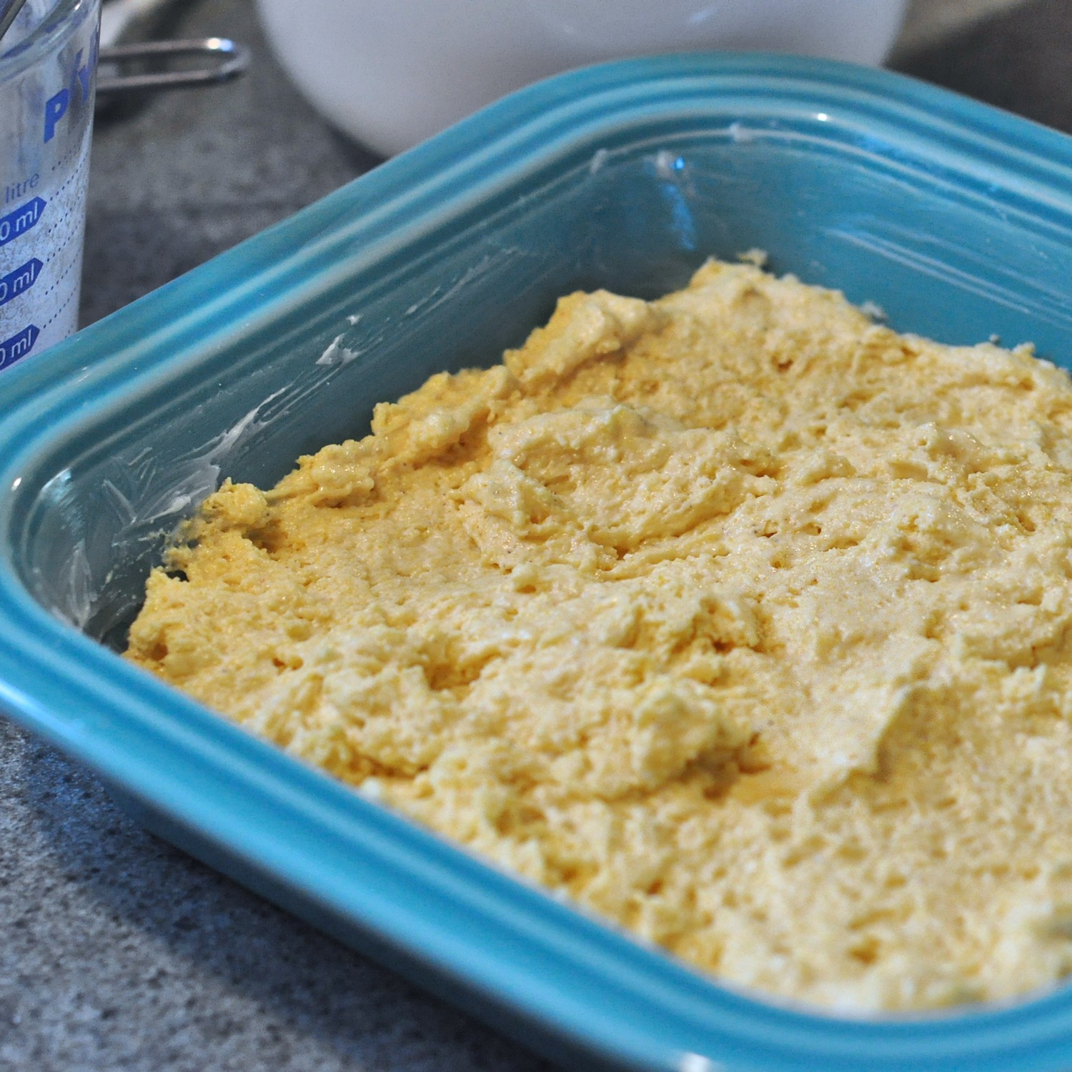 batter in the pan