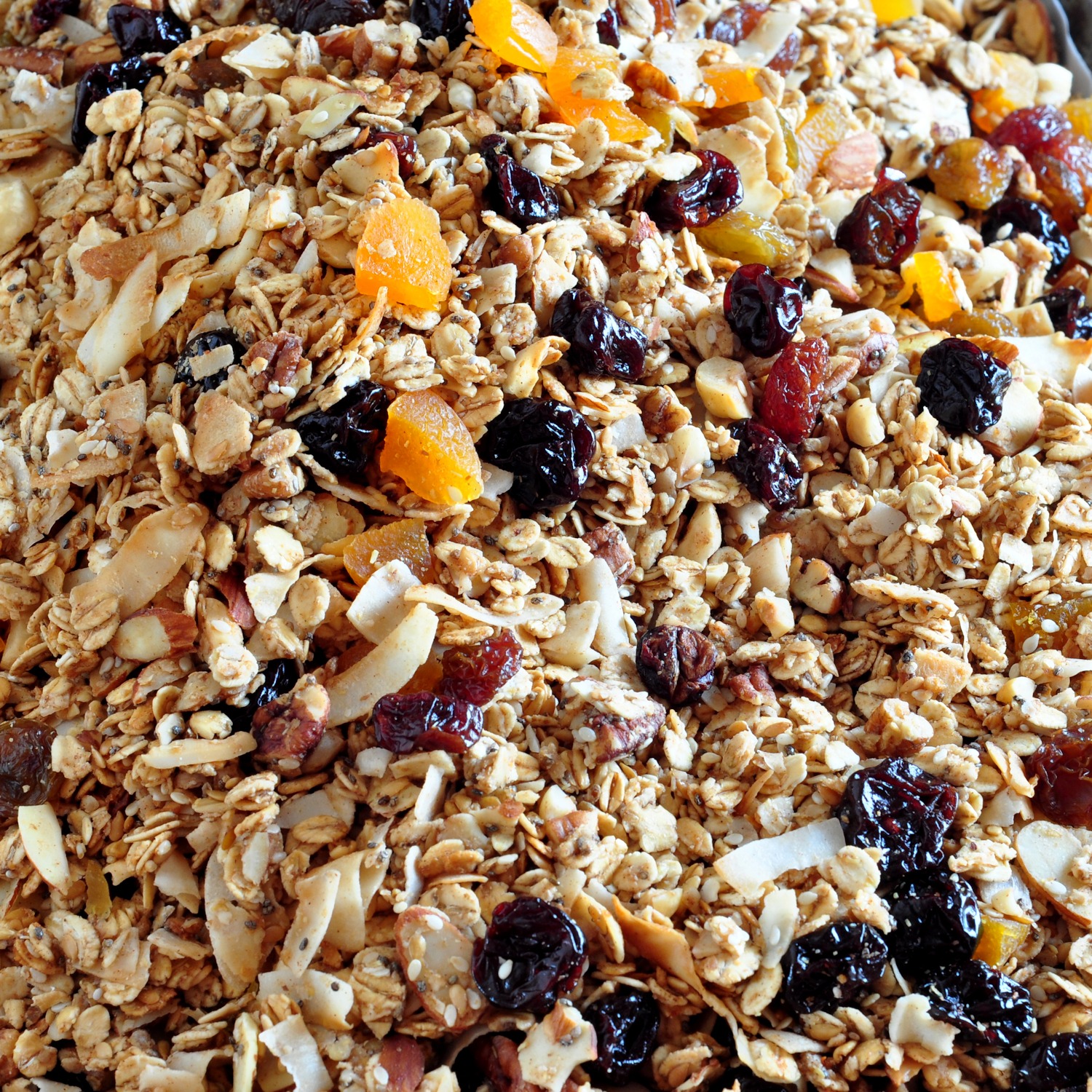 fruit mixed in