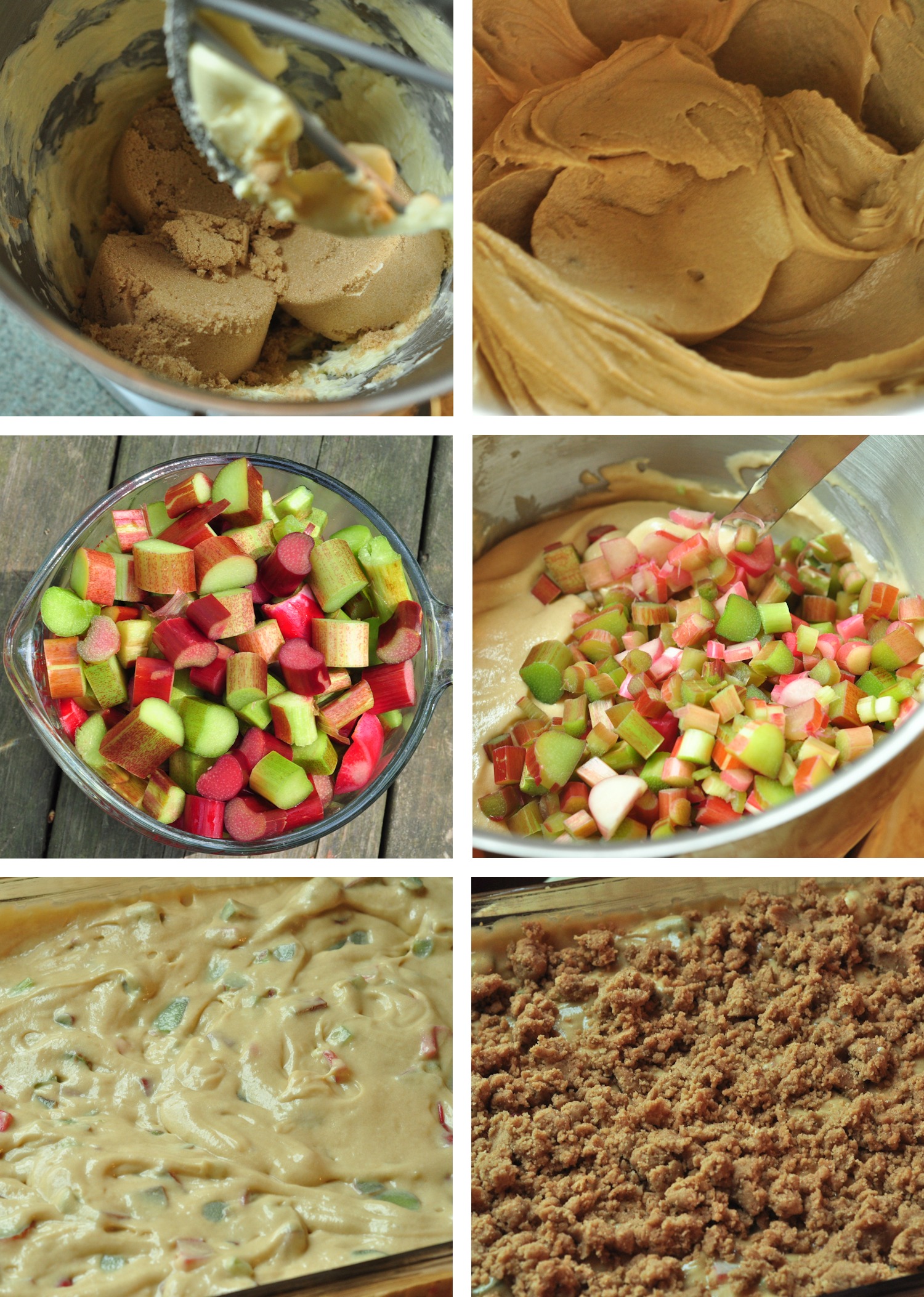 process shots of making the recipe