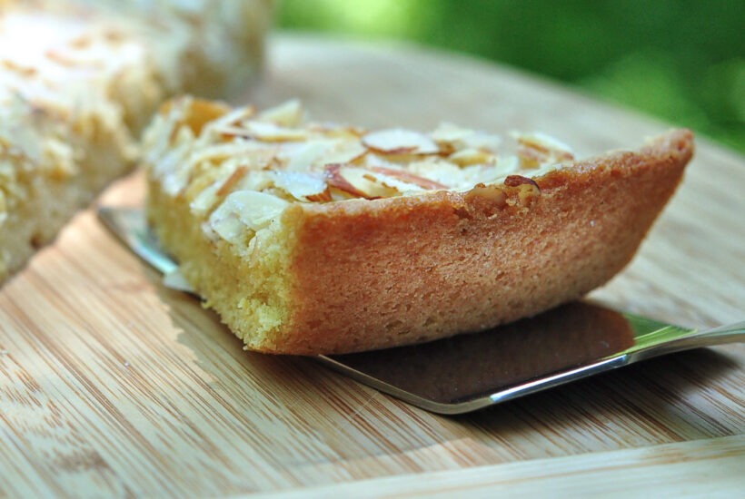 slice of Swedish Visting Cake on The Creekside Cook