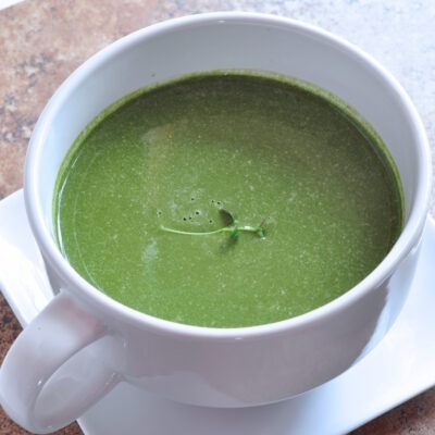 recipe for Creamy Spinach Feta Soup