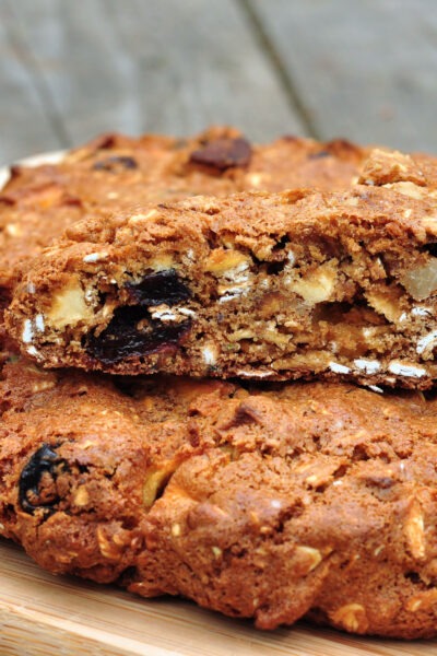 Recipe for Fruit and Nut Oat Bars on The Creekside Cook