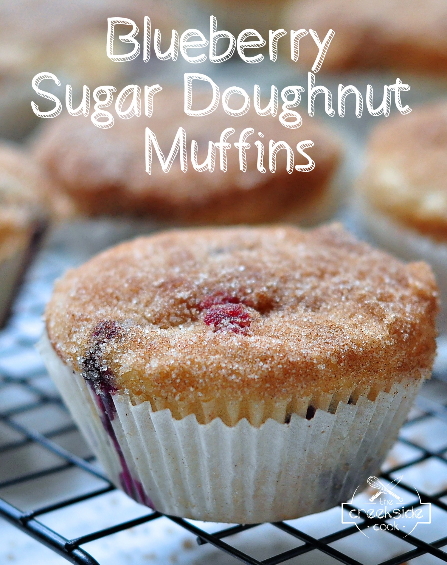 Recipe for Blueberry Sugar Doughnut Muffins