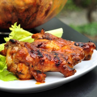 featured image for Grilled Buffalo Hot Wings