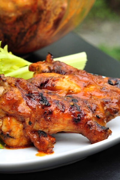 featured image for Grilled Buffalo Hot Wings