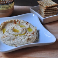 homemade hummus
