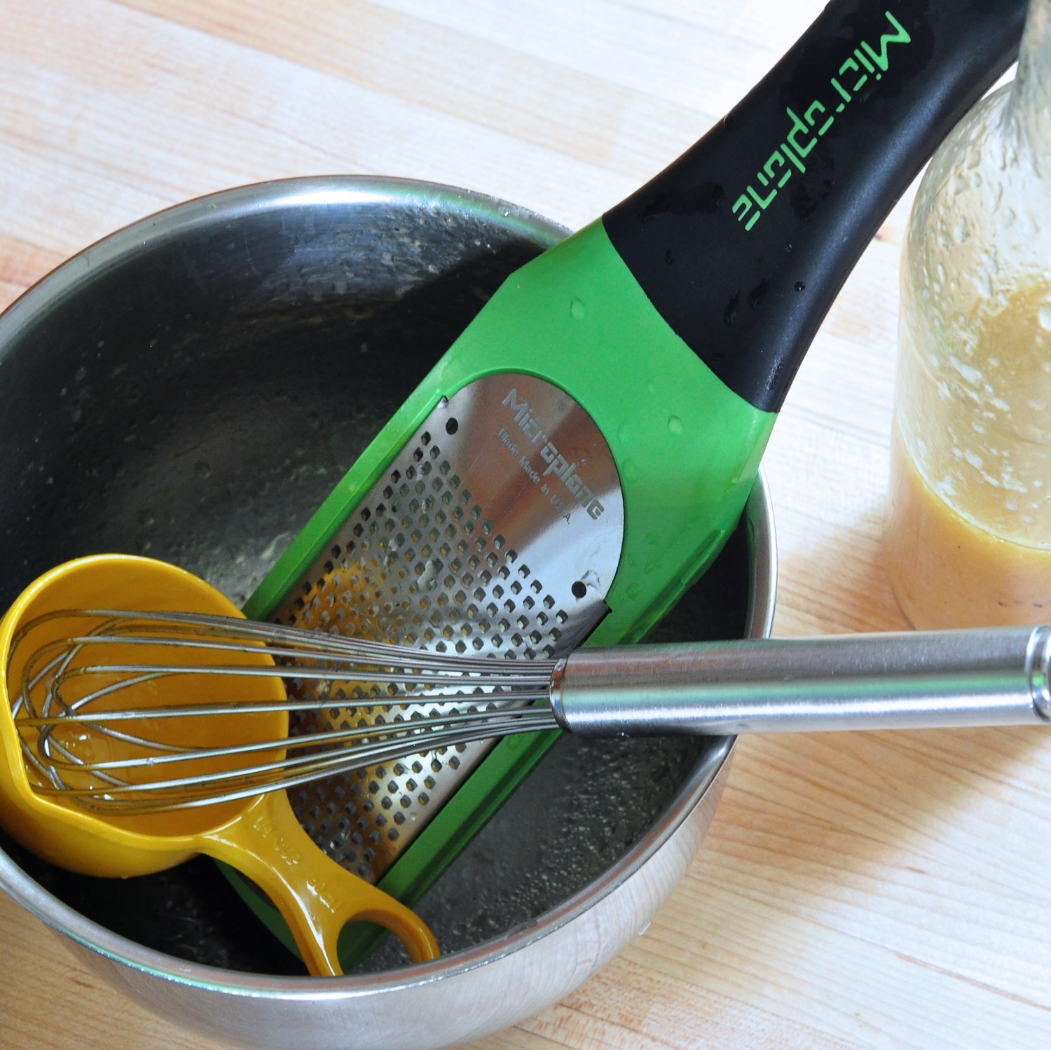 making the dressing