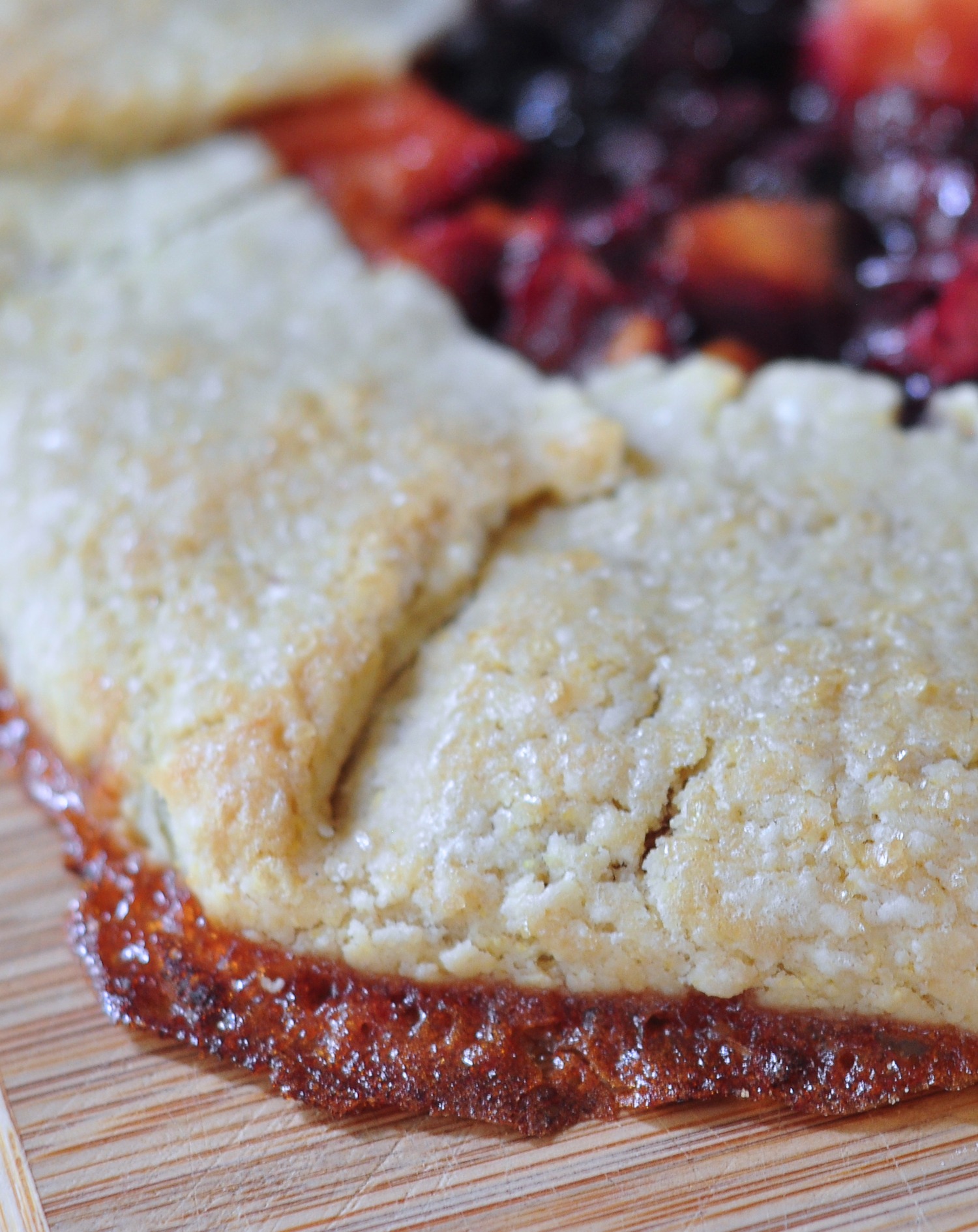 crispy edge of Summer Fruit Galette