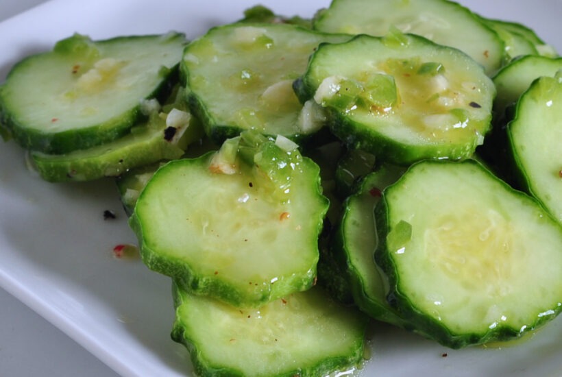 jalapeno lime cucumber salad