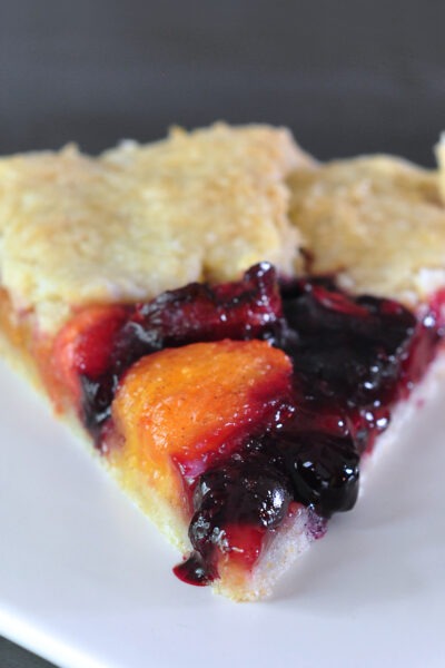 recipe card for Summer Fruit Galette