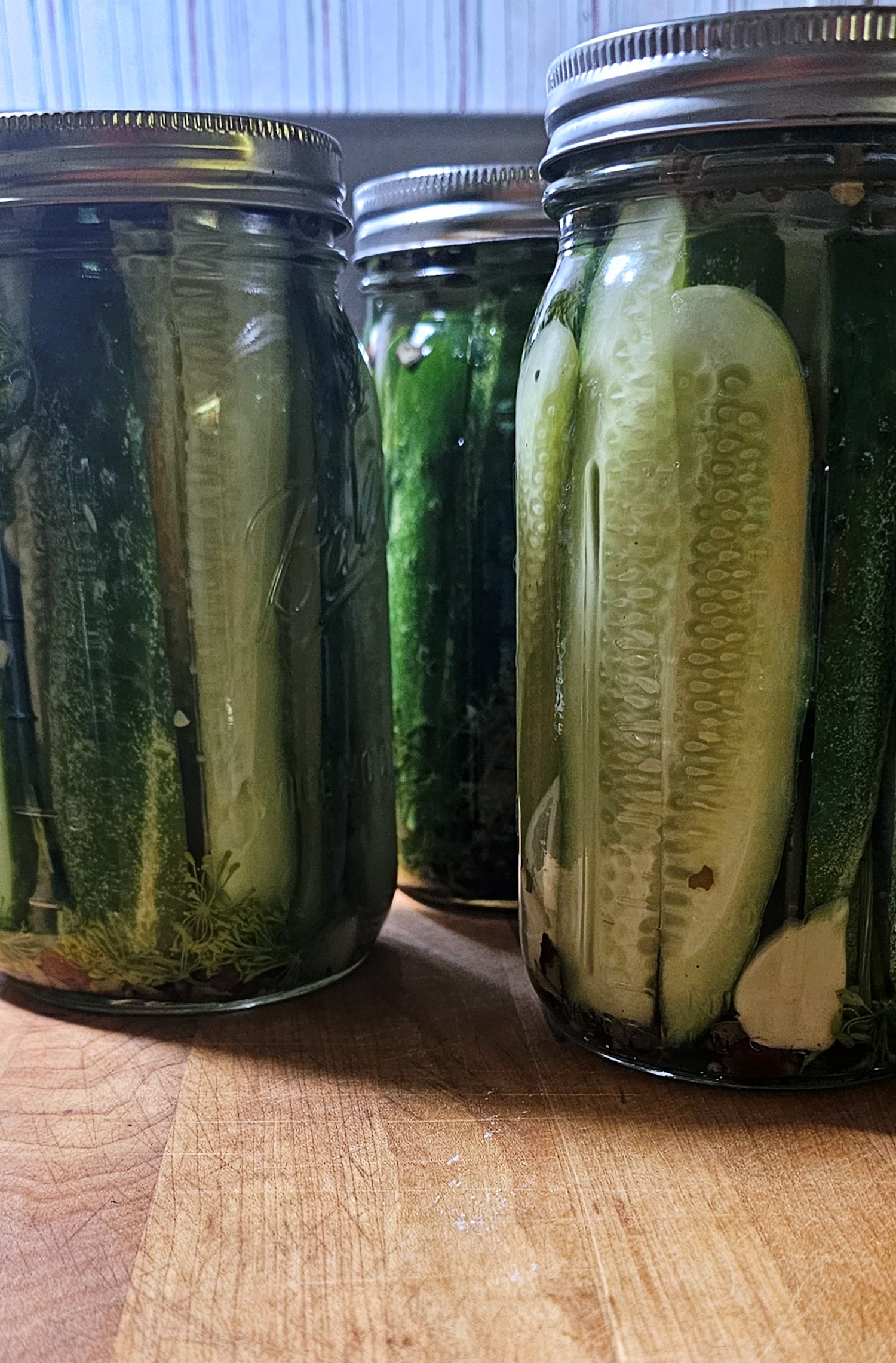 jars with brine
