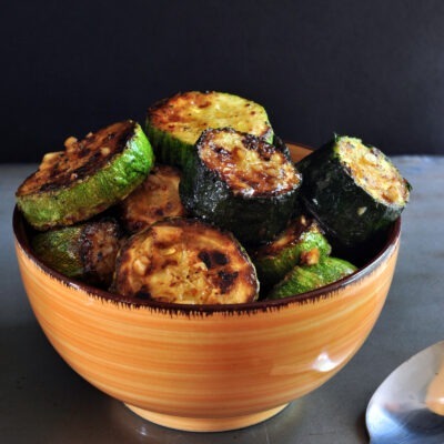 recipe for lemon garlic zucchini on the creekside cook