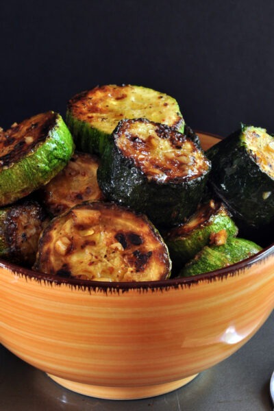 recipe for lemon garlic zucchini on the creekside cook