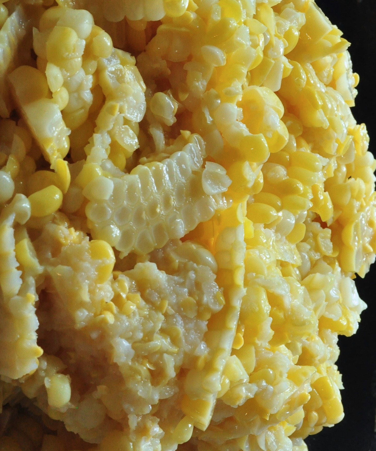 corn cut from the cob