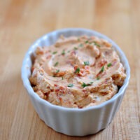recipe for Goat Cheese Spread with Roasted Tomatoes and Garlic on the Creekside Cook