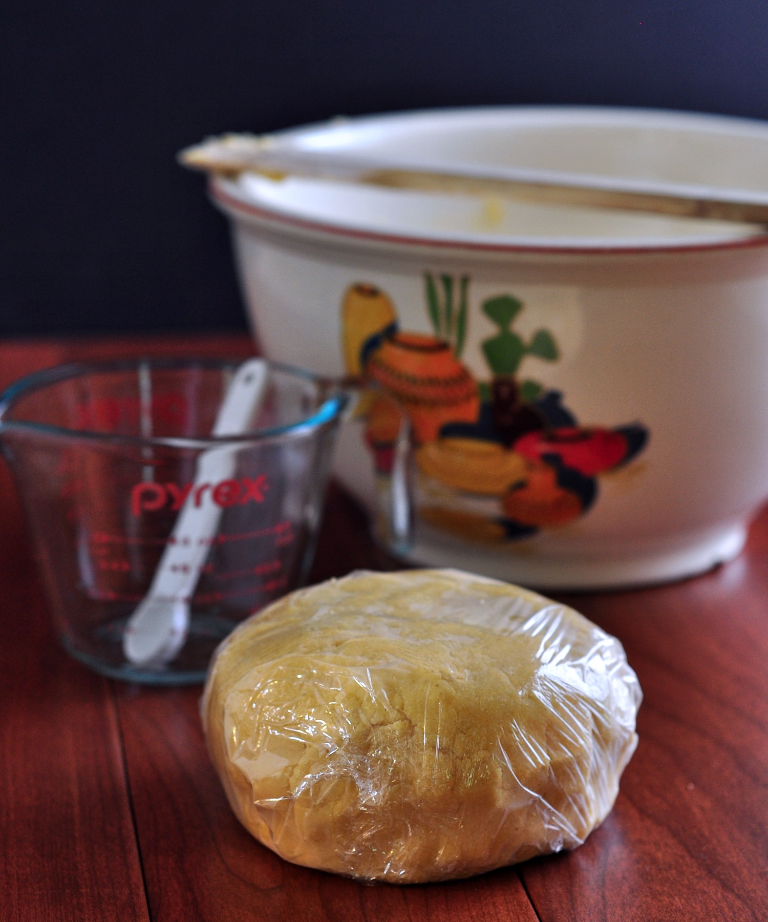 homemade corn tortilla dough