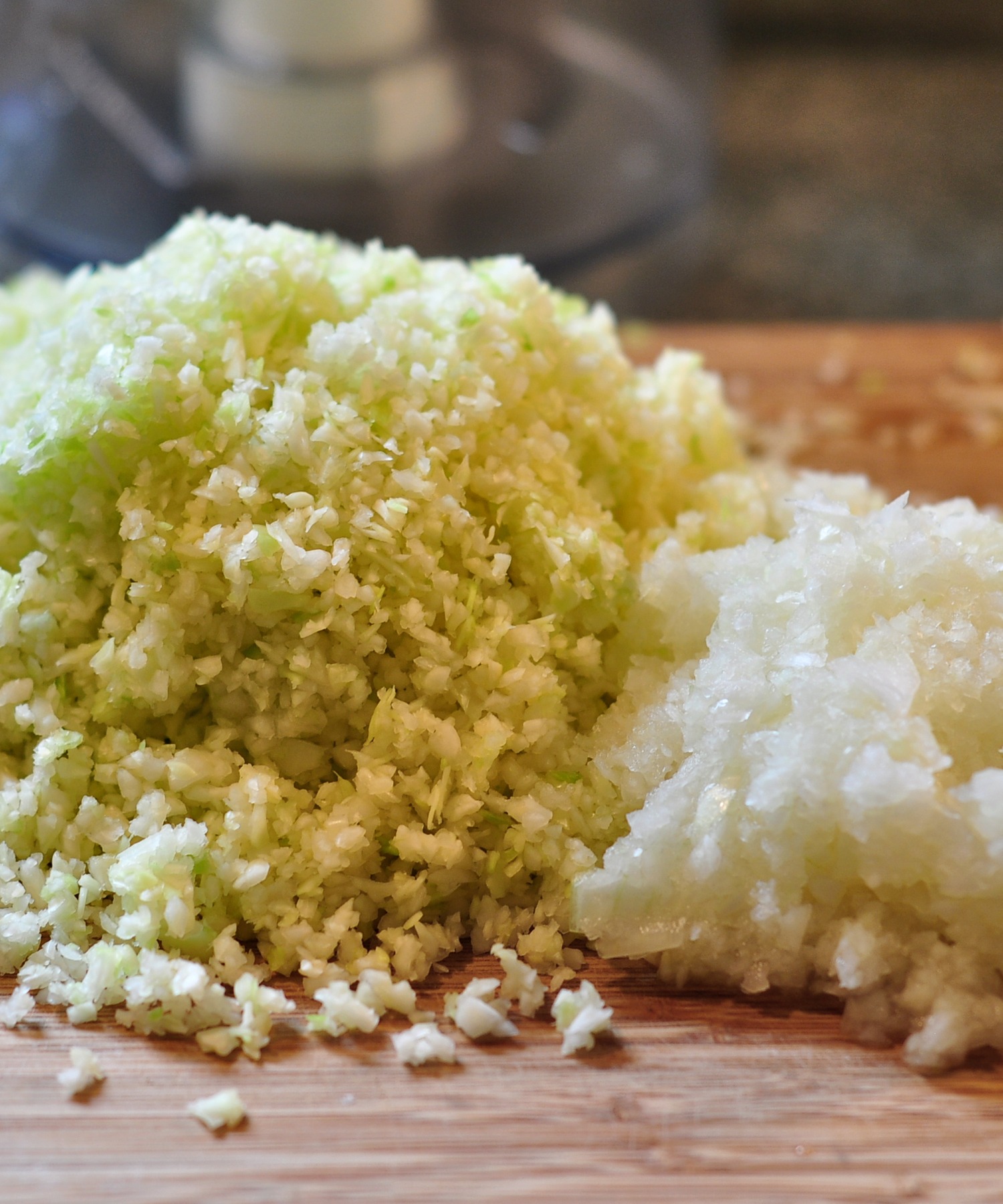 chopped vegetables