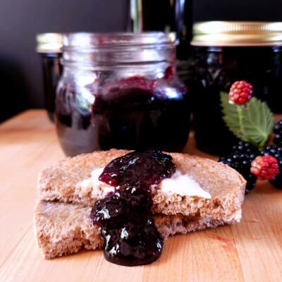 recipe for Seedless Blackberry Jam on The Creekside Cook