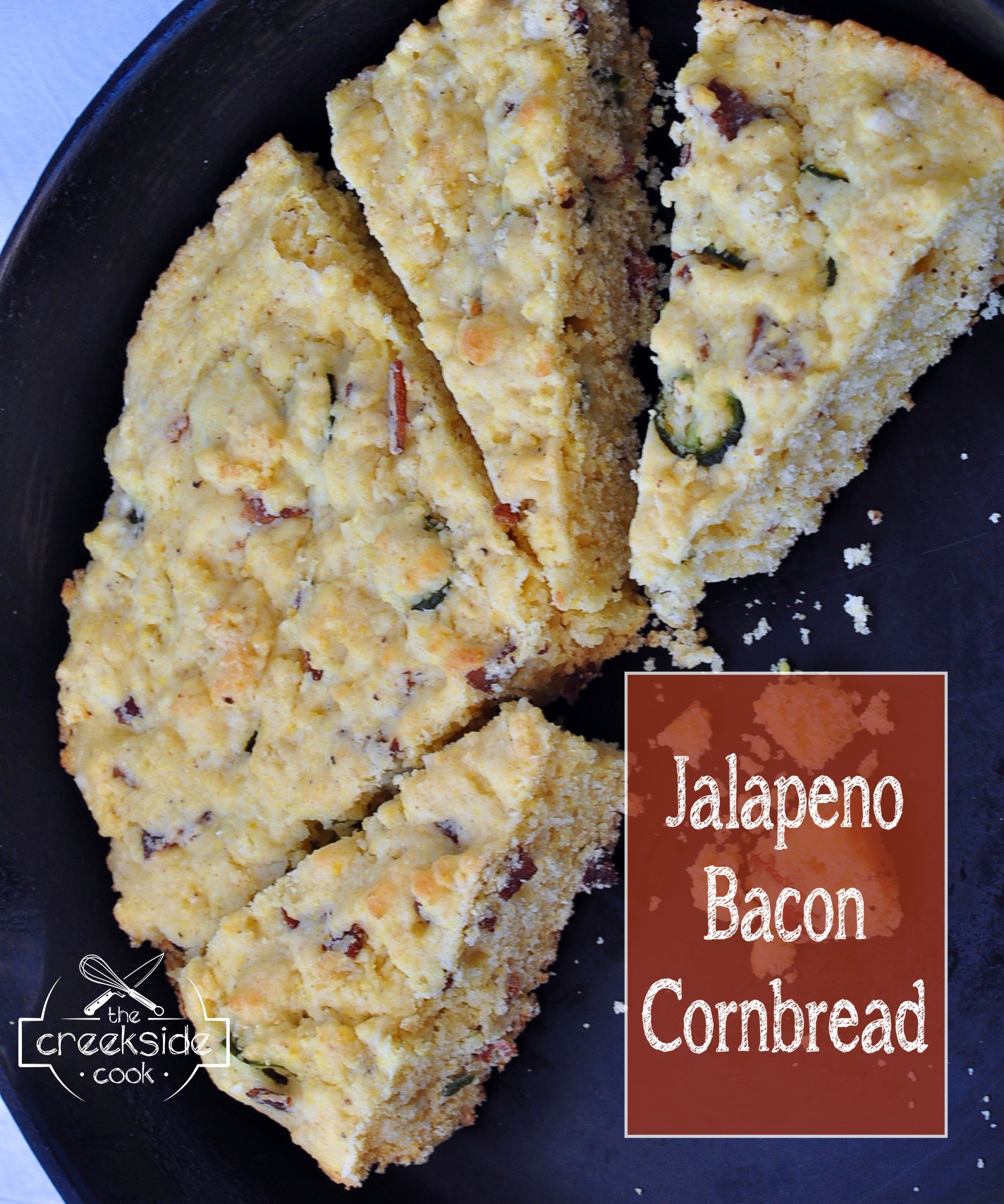 recipe for Jalapeno Bacon Corn Bread on The Creekside Cook