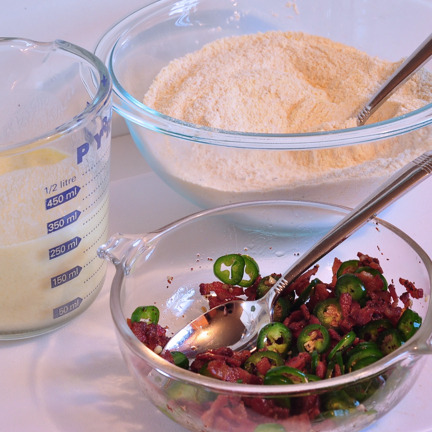 ingredients ready to be combined