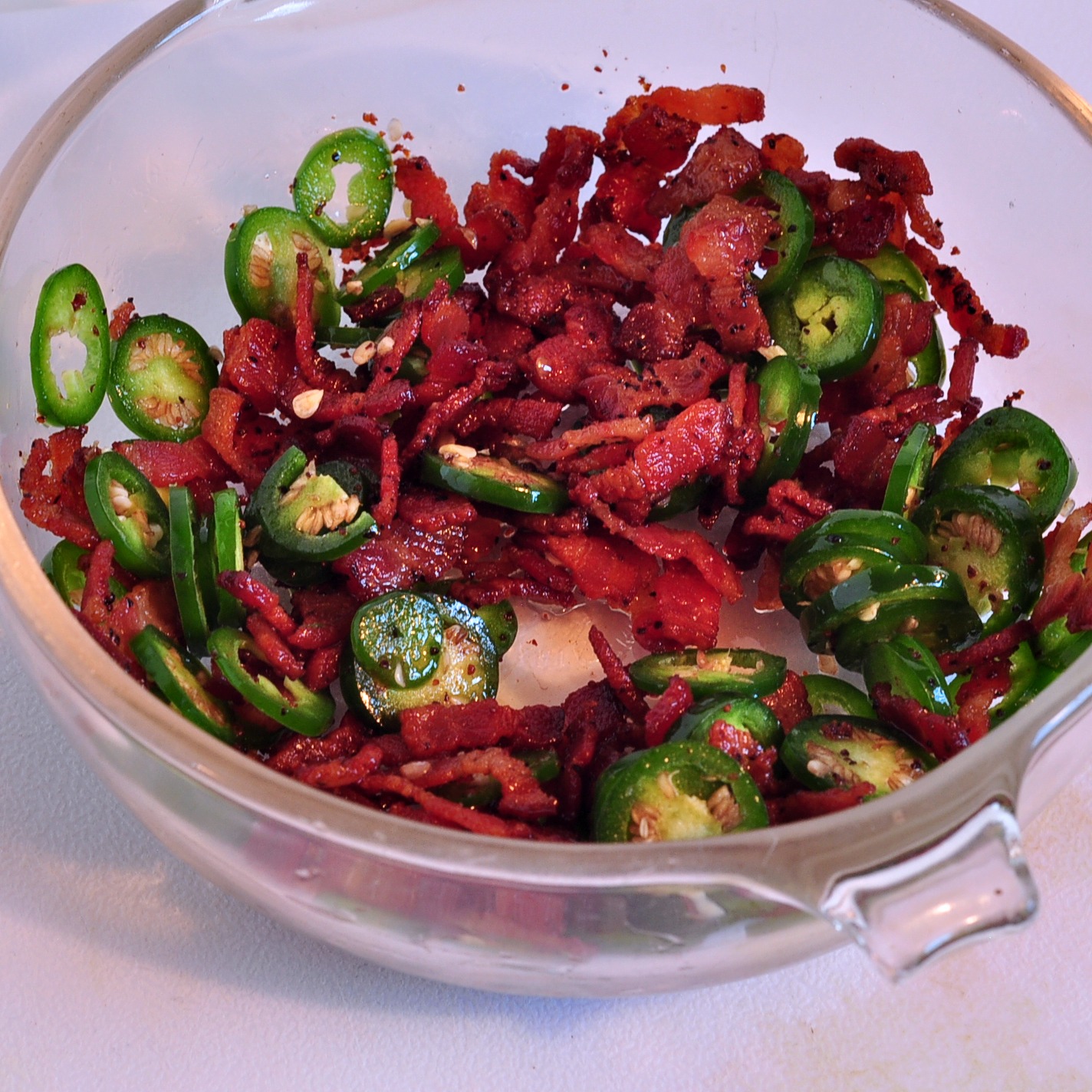 bacon and jalapenos