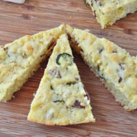 recipe for Jalapeno Bacon Cornbread on The Creekside Cook