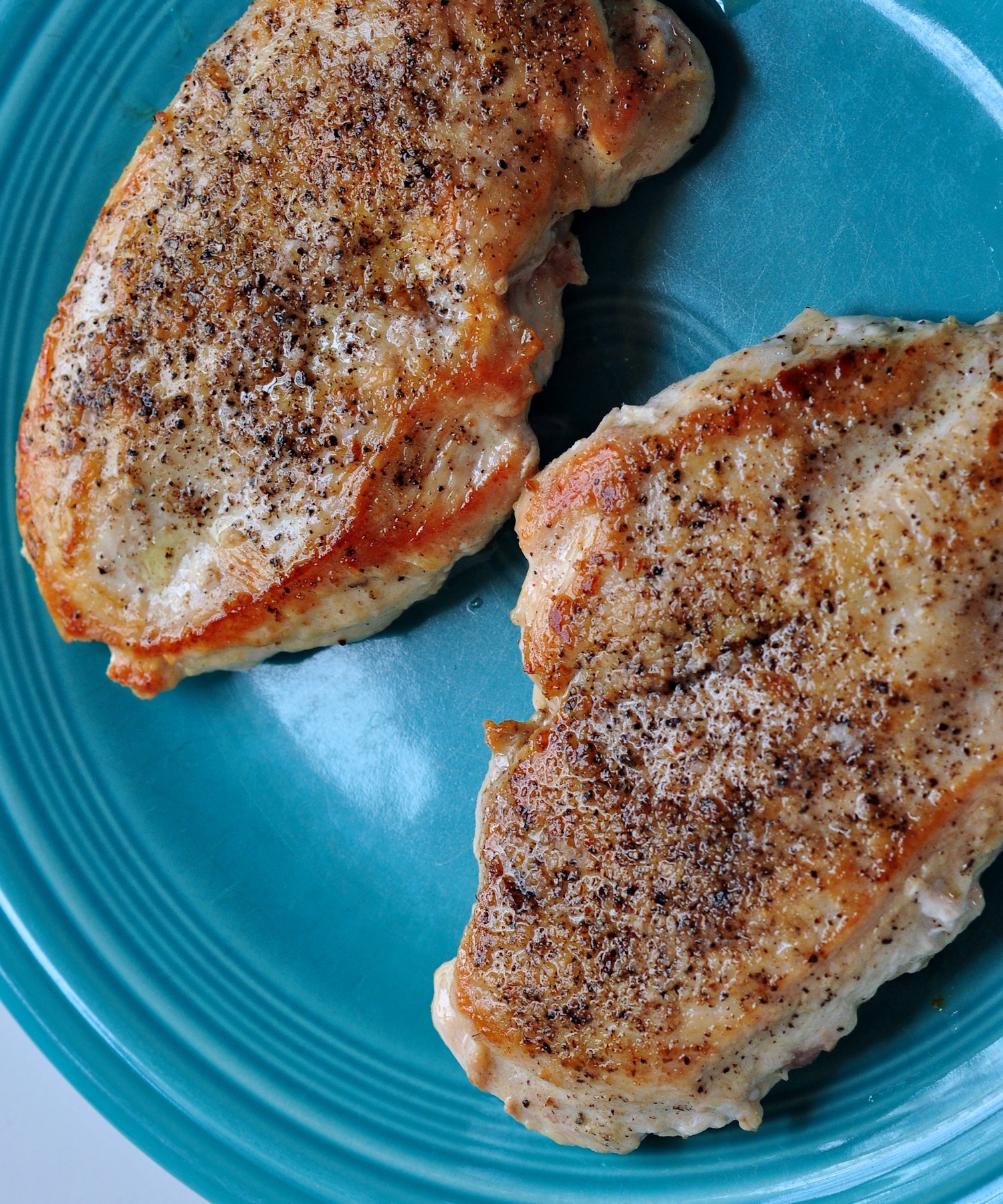 browning chicken for Dijon Mushroom Chicken on The Creekside Cook