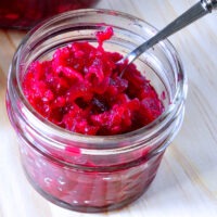 recipe for beet horseradish relish on the creekside cook